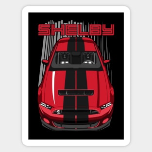 Shelby GT500 S197 - Red & Black Sticker